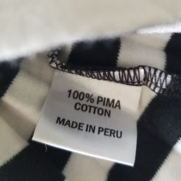 3 striped top with sleeve bow detail XS - Picture 5 of 7